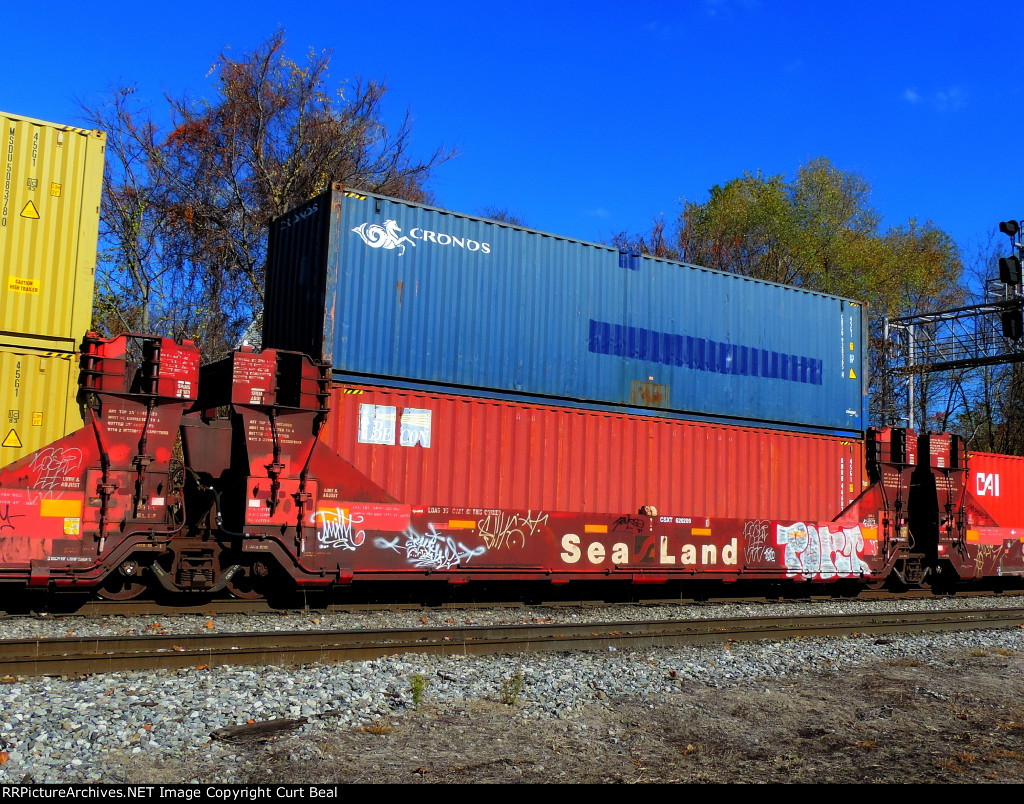 CSXT 620209E - CRSU 928365 - BNOU 46607